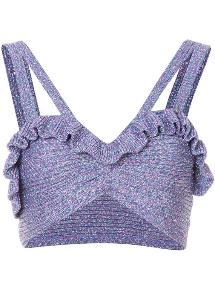 Alice Mccall Love Letters Crop Top - Purple