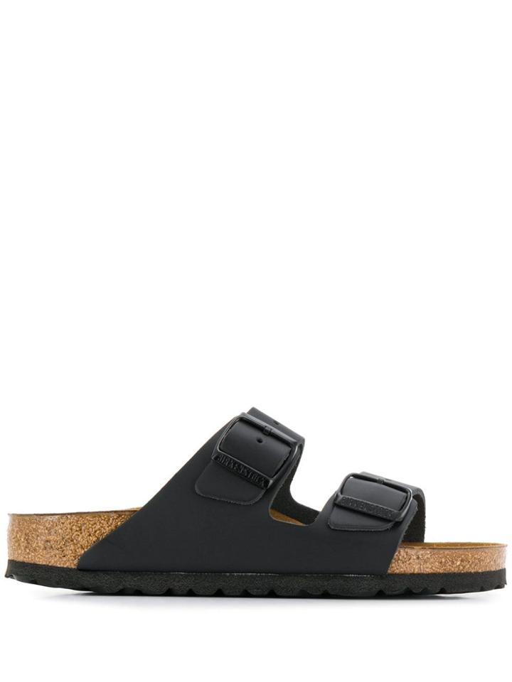 Birkenstock Buckle Strap Sandals - Black