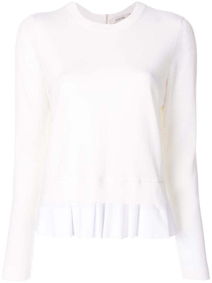 Dorothee Schumacher Layered Hem Top - White