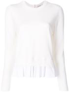 Dorothee Schumacher Layered Hem Top - White