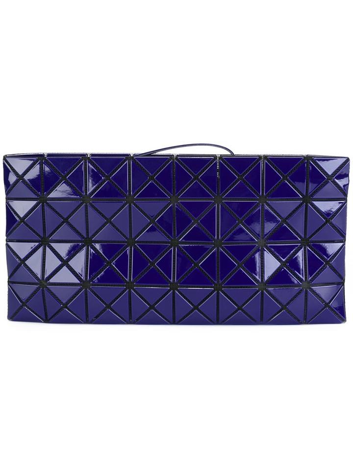 Bao Bao Issey Miyake Geometrically Structured Clutch, Women's, Blue