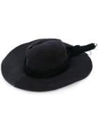 Greg Lauren Wide Brim Hat - Black