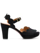Chie Mihara Evolet Heeled Sandals - Black