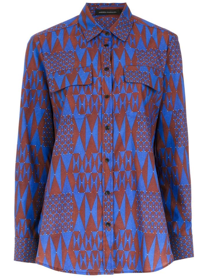 Andrea Marques Printed Shirt - Multicolour