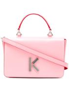 Kenzo K Satchel Bag - Pink & Purple