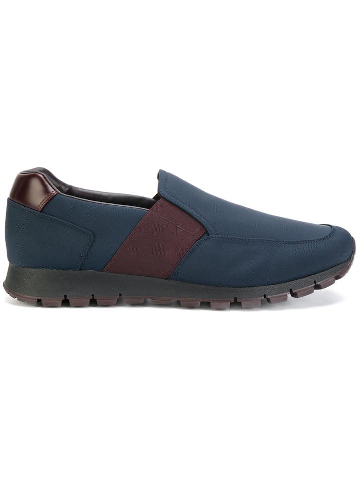 Prada Stretch Loafers - Blue