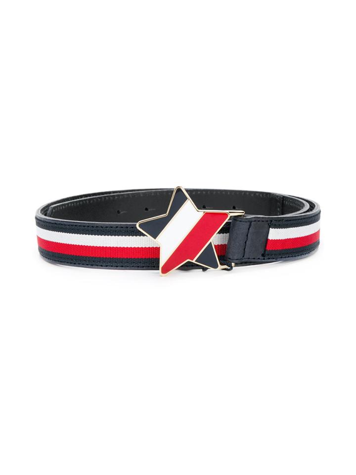 Tommy Hilfiger Junior Star Buckle Striped Betl - Blue