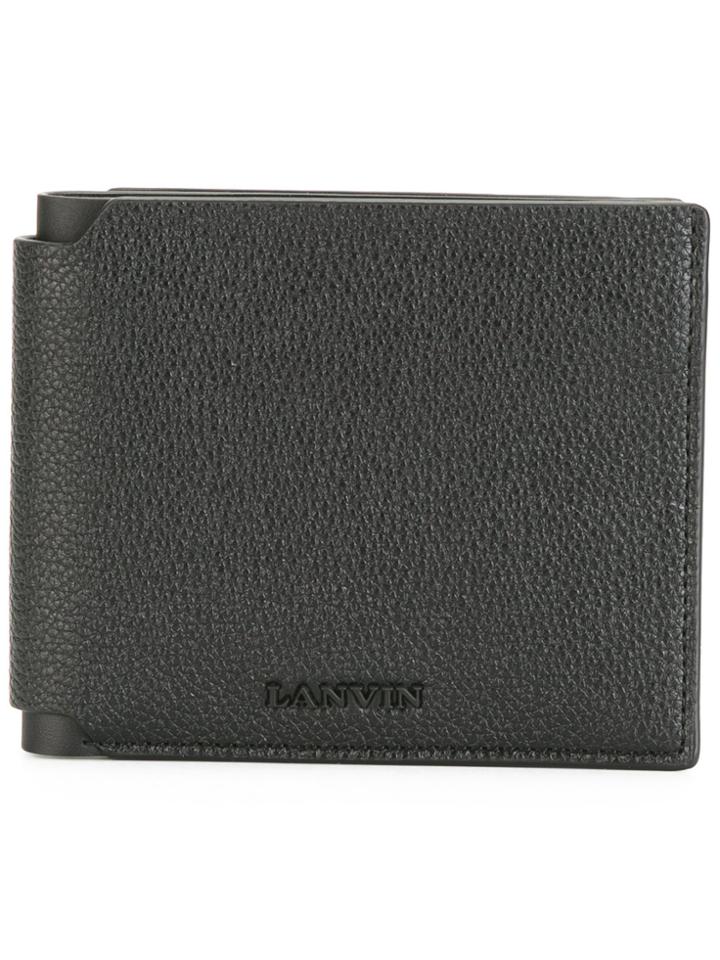 Lanvin Grained Billfold Wallet - Black