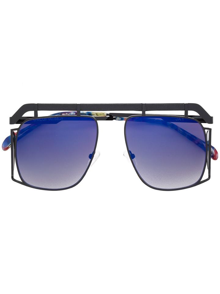 Delalle Delui Jay Sunglasses - Black