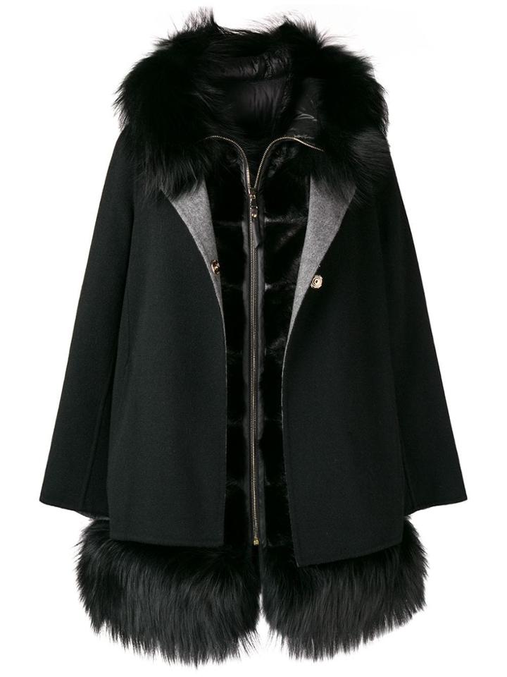 Cara Mila Aurora Two-piece Coat - Black