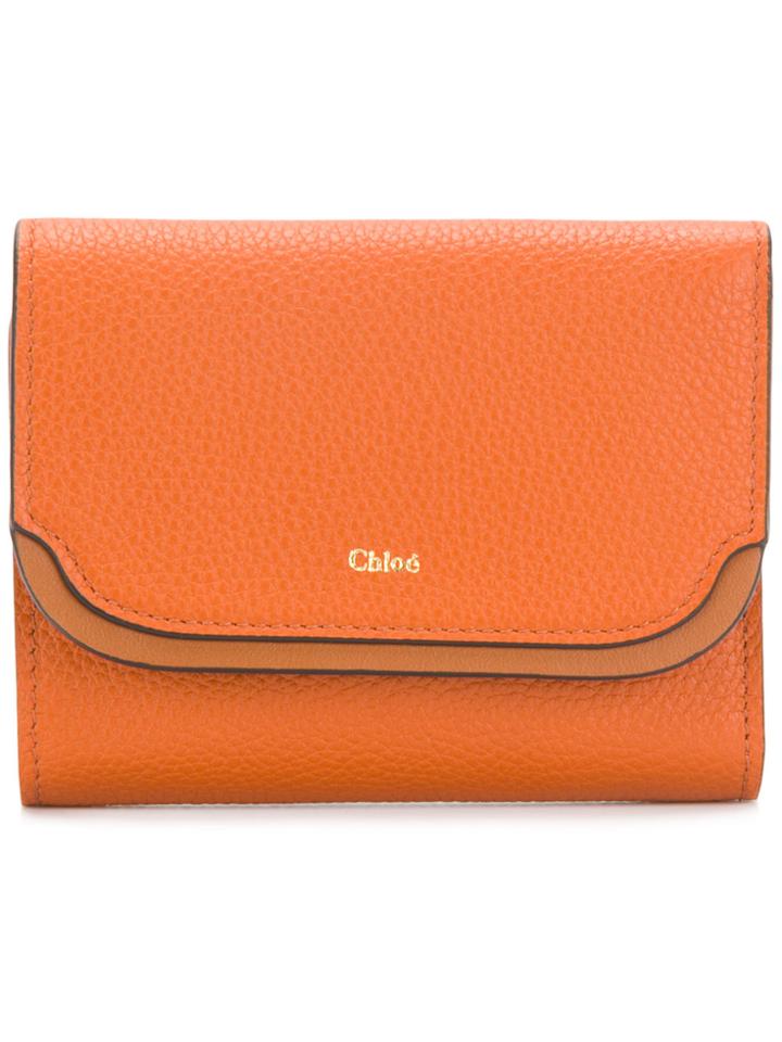Chloé Easy Small Tri-fold Wallet - Yellow & Orange
