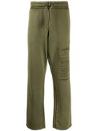 Moschino Army Label Track Pants - Green