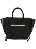 Barbara Bui Plain Tote Bag, Women's, Blue, Calf Suede