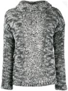 Snobby Sheep Textured Knitted Jumper - Black