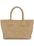 Bottega Veneta Vintage Intrecciato Tote Bag - Metallic