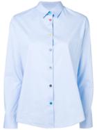 Ps Paul Smith Multicoloured Button Shirt - Blue