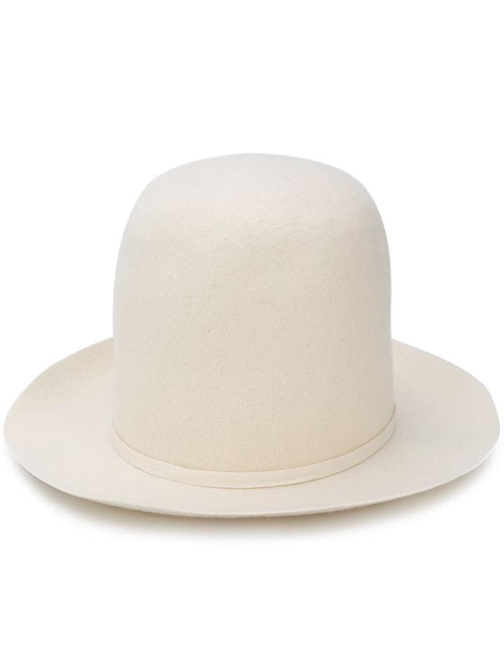 Ann Demeulemeester Large Fedora Hat - Neutrals