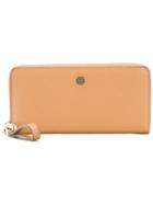 Tory Burch All Around Zip Wallet - Nude & Neutrals