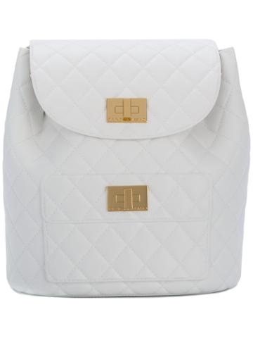 Designinverso Quilted Backpack - White