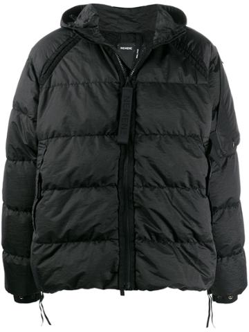 Nemen Quilted Hooded Jacket - Black
