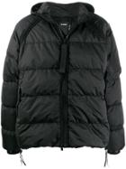 Nemen Quilted Hooded Jacket - Black