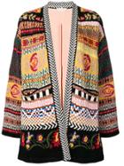 Etro Multi-pattern Cardigan - Black