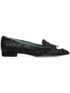 Chiara Ferragni Glittered Loafers - Black