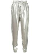 Ralph Lauren Collection Drawstring Track Pants - Metallic