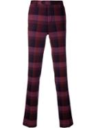 Missoni Checked Slim-fit Trousers - Purple