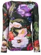Dolce & Gabbana Fiori Vari Top - Black