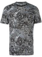 Versace Constellations Pattern T-shirt, Men's, Size: Xs, Black, Cotton