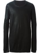 Julius Crew Neck Sweatshirt, Men's, Size: 1, Black, Cotton