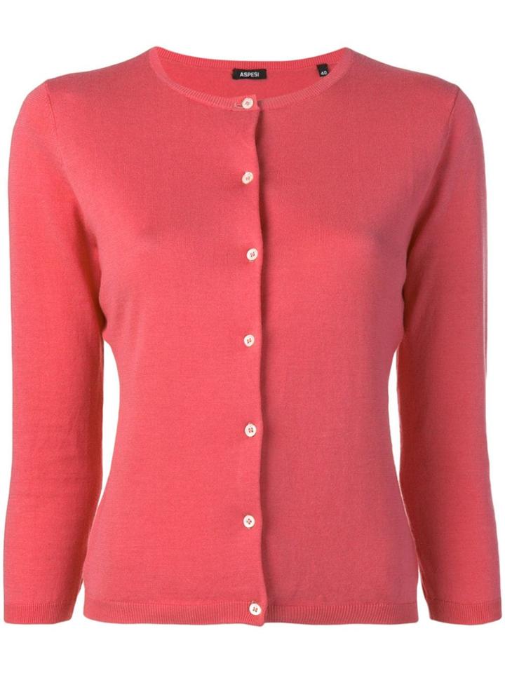 Aspesi Jersei Boba Cardigan - Red