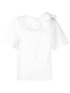 Le Ciel Bleu Bow-tie Detail Blouse - White
