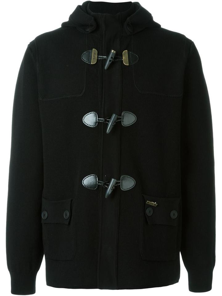 Bark Knit Toggle Coat