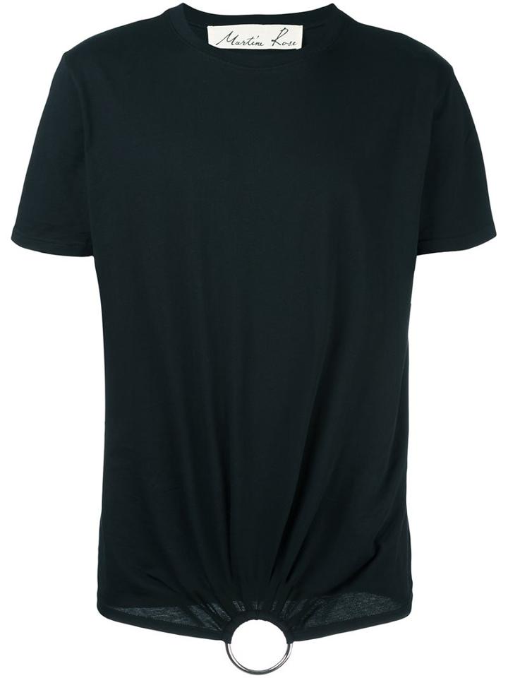 Martine Rose 'ring' T-shirt, Adult Unisex, Size: Medium, Black, Cotton
