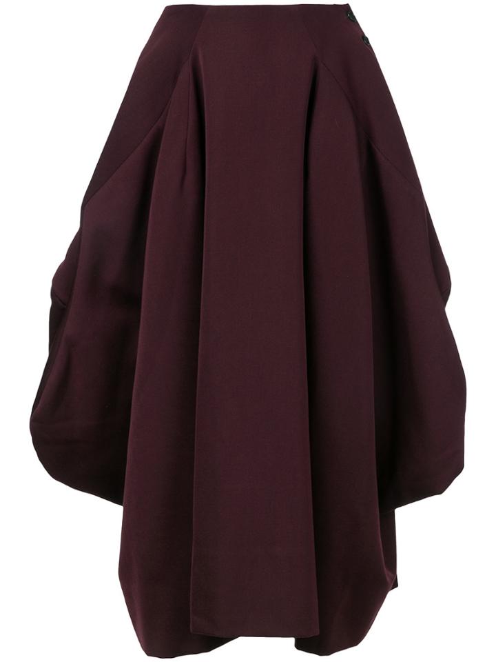 Comme Des Garçons Vintage Reversible Balloon Skirt - Red