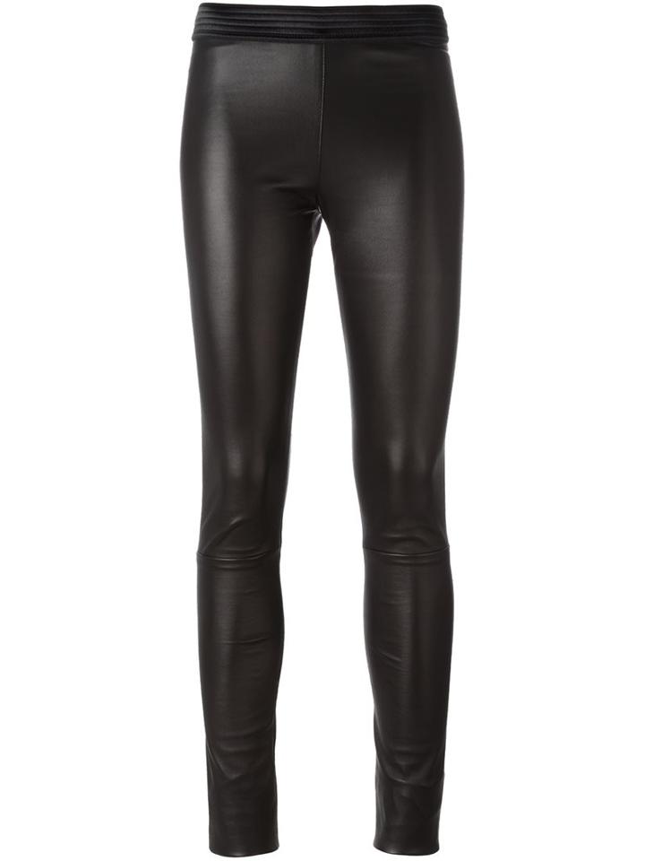 Drome Ankle Length Leggings, Women's, Size: Large, Black, Leather