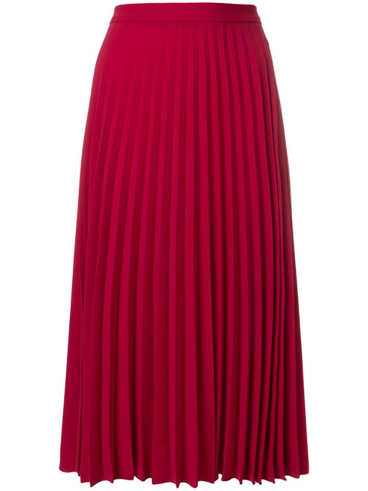 Red Valentino Pleated Skirt