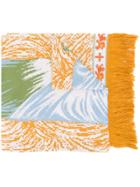 Y / Project Religion Print Scarf - Yellow & Orange