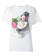 Christopher Kane Rose Print T-shirt