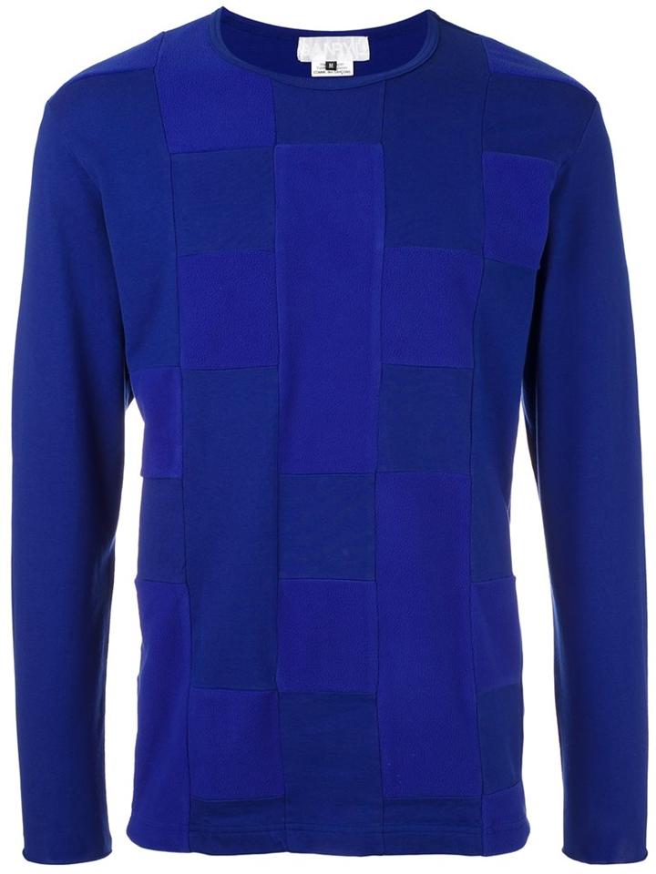 Ganryu Comme Des Garcons Patchwork Long-sleeved T-shirt
