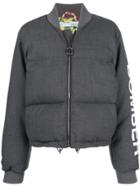 Off-white Puffer Bomber Jacket - Grey