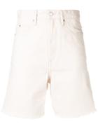 Isabel Marant Étoile Ciny Frayed Denim Shorts - White