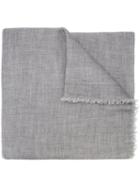 Denis Colomb Classic Scarf, Women's, Grey, Cashmere