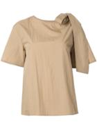 Le Ciel Bleu Bow-tie Detail Blouse - Neutrals