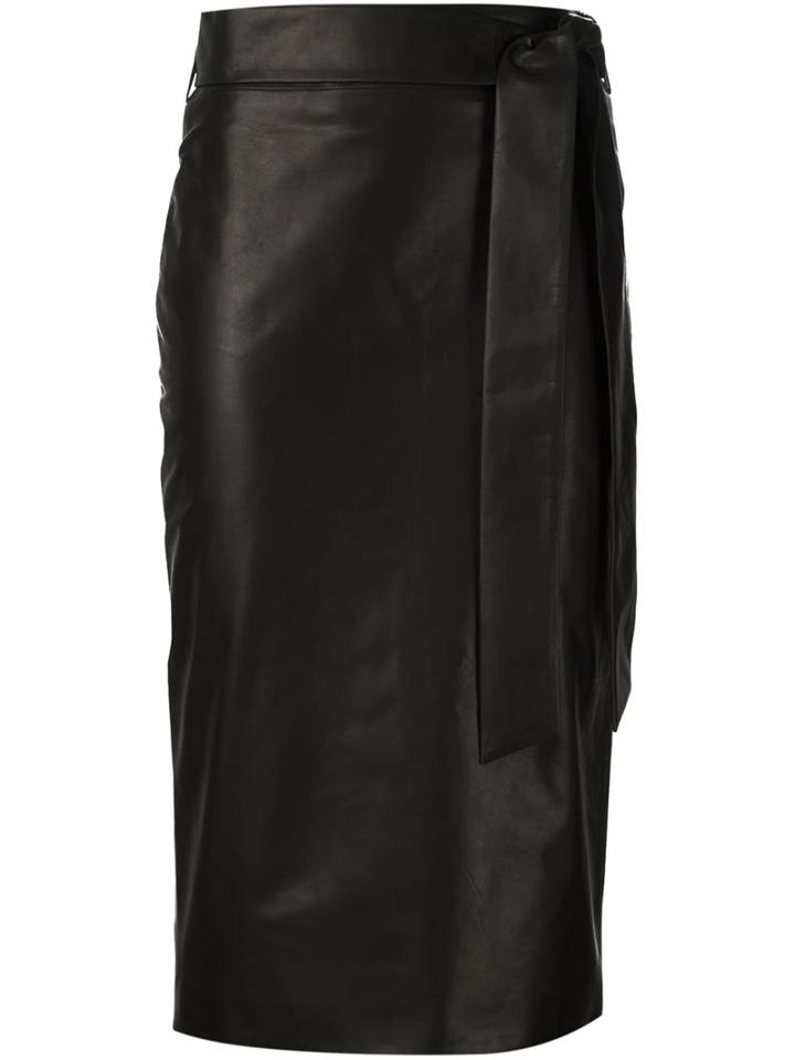 Protagonist Waist Tie Pencil Skirt