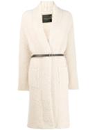 Roberto Collina Open Front Design Cardi-coat - Neutrals