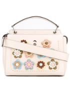 Fendi - Floral Embellished Tote - Women - Leather/metal - One Size, Women's, Nude/neutrals, Leather/metal