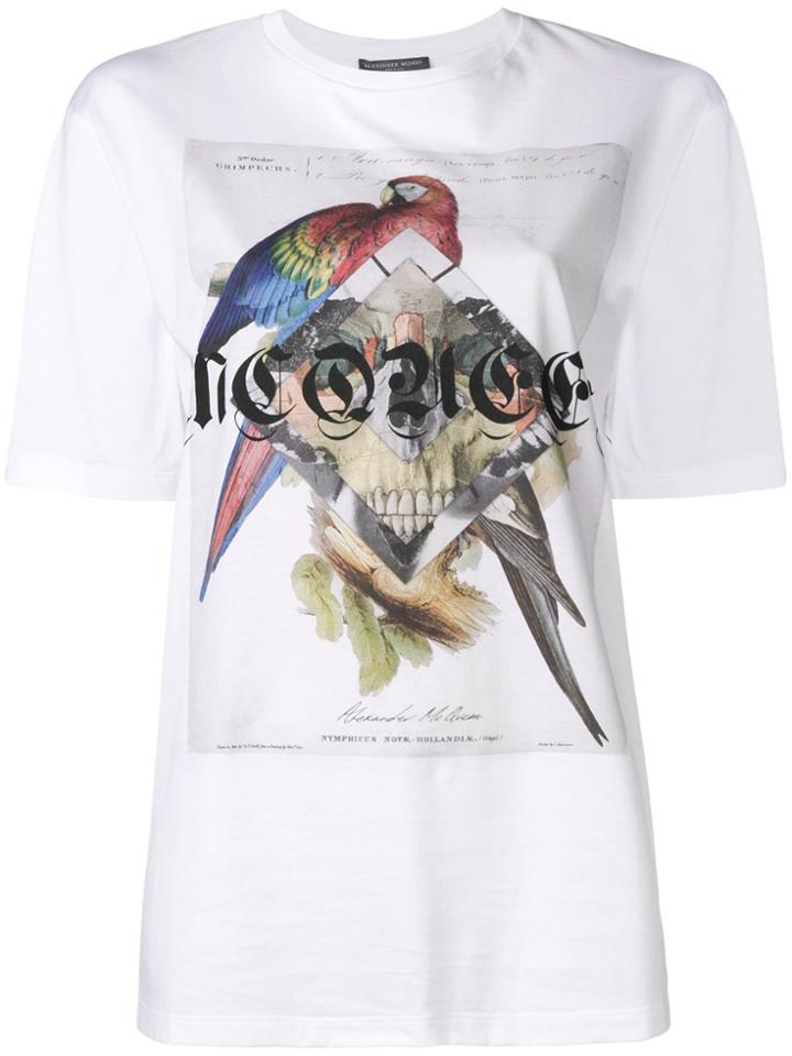 Alexander Mcqueen Dutch Masters Printed T-shirt - White